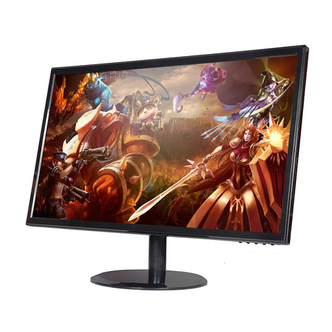 Wholesale LED PC Monitor 18.5 19 22 Inch Cheap Price Desktop HD Computer Monitors VGA+HDMI