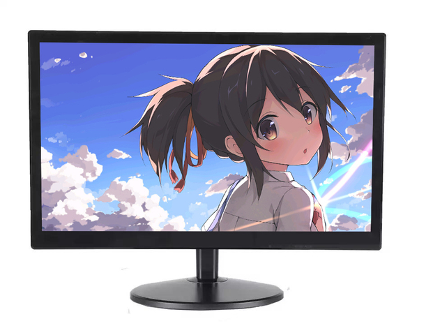 OEM 19.5" 1600*900 60Hz VGA + HDMI Interface Flat Black LED Monitor