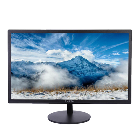 24 Inch LED Desktop PC Flat Screen LCD Computer Office Video Display Monitor