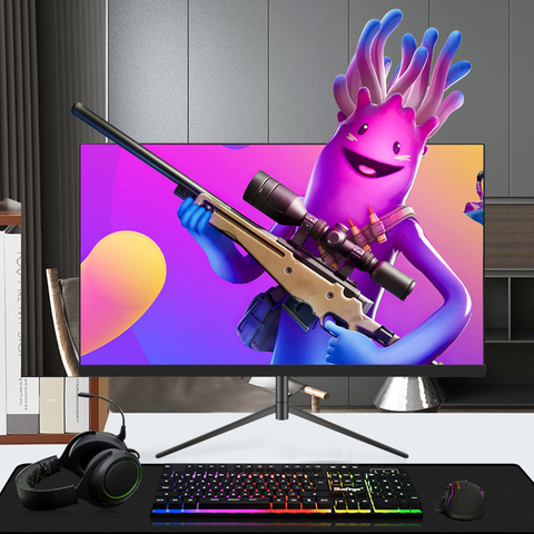 Factory Wholesale FHD 27 32inch Frameless Gaming LED Monitor VGA+HDMI IPS 75Hz