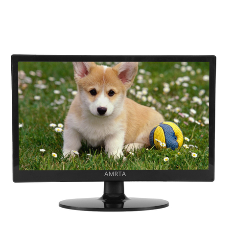 15.4 Inch LCD Display LED Desktop PC Flat Screen Computer Office Monitor Video