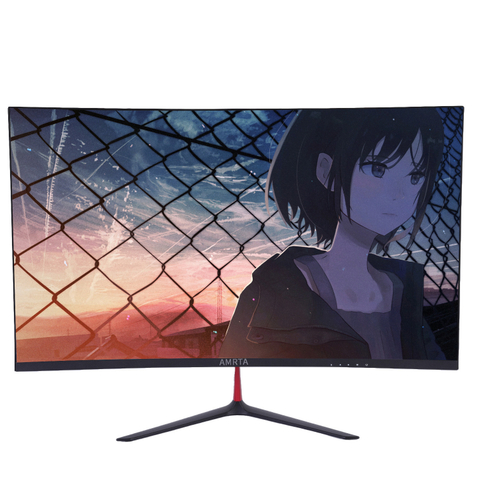 OEM 24 27 32 Inch Full HD 1920*1080 LED Computer Screen Curved PC Display Monitor