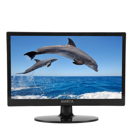 15.4 Inch LED Desktop PC Flat Screen Computer Office Video LCD Display Monitor