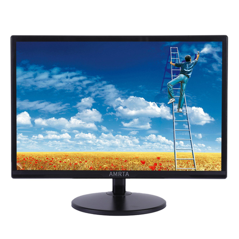 Cheap 18.5 Inch Monitor LED Desktop PC Flat Screen LCD Computer Monitor