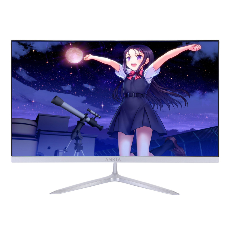 Hot FHD White Color 22/21.5 Inch Frameless IPS Monitor