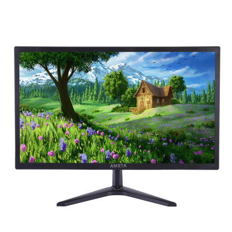 Best Selling 18.5 19.5 Inch Monitor LED Desktop PC Flat Screen LCD Computer Office Video Display