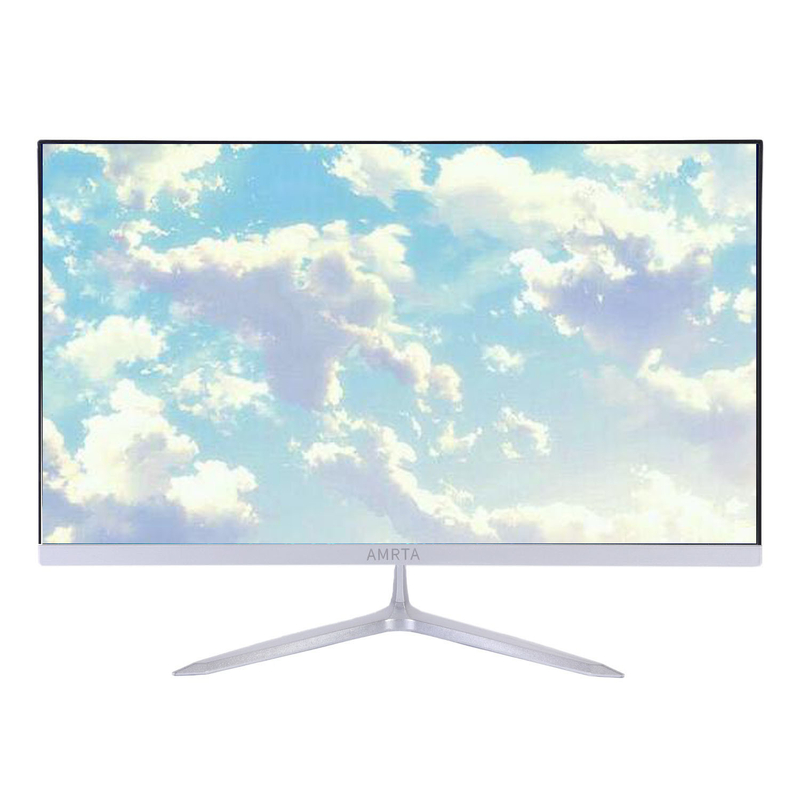 White Color 22/21.5 Inch Frameless IPS Monitor