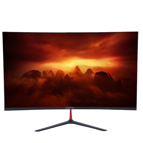 27 Inch 4K LED Monitor Screen Curved 144Hz Gaming Computer Monitor