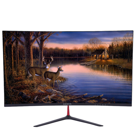 Factory Supply 27" Inch Curved LED Frameless/No Border PC Edge-to-Edge Display Monitor