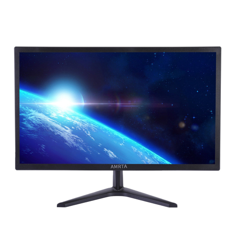 Popular 19.5 21.5 Inch Monitor LED Desktop PC Flat Screen LCD Computer Office Video Display