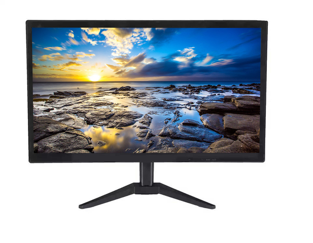 Low Price 19.5 Inch Black Flat Widescreen LED LCD Display Work Study Design Computer Monitor