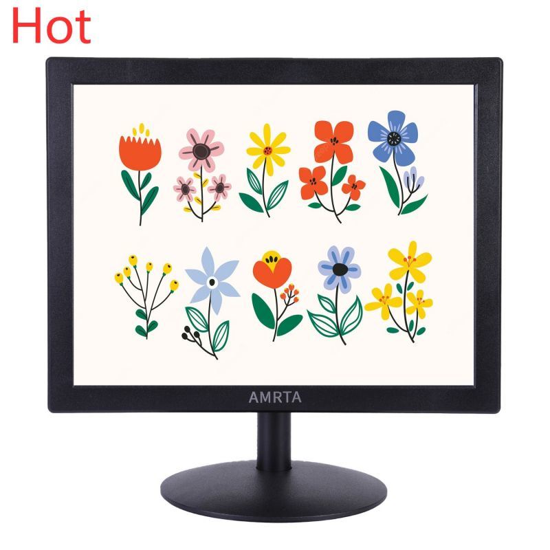 Hot 17"/19" LED LCD TV Monitor with DVB-T2 HDMI and VGA