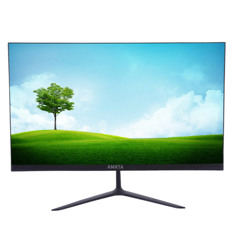 IPS Gaming Computer LED 23.8 24 Inch 1920*1080 Desktop PC Monitor VGA Audio LCD Monitors