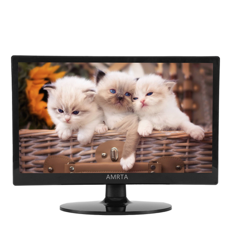 15.4 Inch Monitor LED Desktop PC LCD Flat Screen Computer Office Video Display